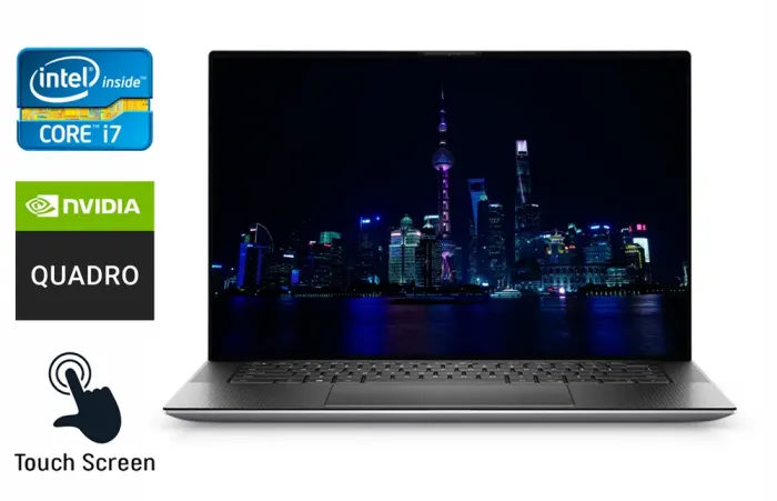 Мобільна робоча станція Dell Precision 5560 / 15,6" (3840x2400) IPS Touch / Intel Core i7-11850H (8 (16) ядер по 2,5 - 4,8 ГГц) / 32 ГБ DDR4 / 1000 ГБ SSD / nVidia Quadro RTX A2000, 6 ГБ GDDR6, 192-bit / WebCam / Windows 11 б/в - зображення 1