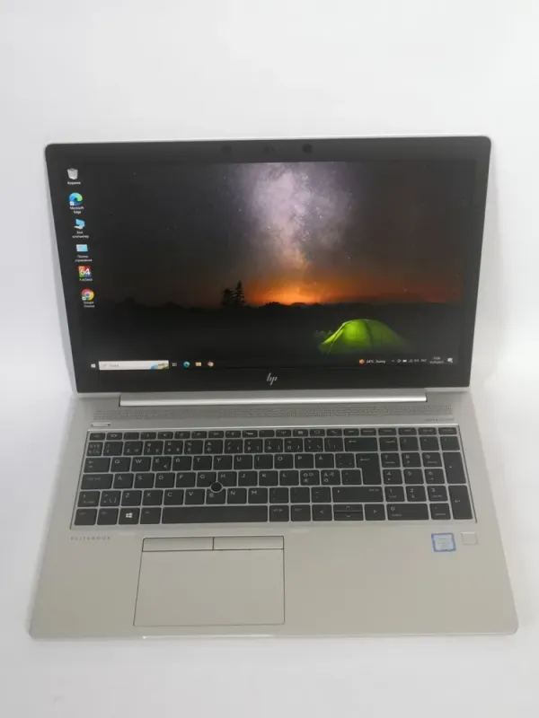 Ігровий ноутбук HP EliteBook 850 G5 / 15.6" IPS / Core i5-8350U (4(8) ядра по 1.7-3.6 GHz) / 8GB DDR4 / 256GB SSD / Radeon RX 540, 2GB GDDR5, 128-bit / WebCam / LTE б/в - зображення 2