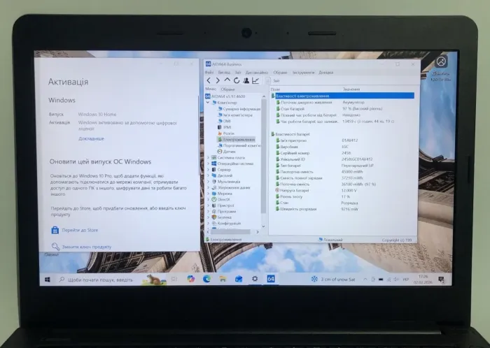 Ноутбук Lenovo ThinkPad E470 / 14" (1920х1080) IPS / Intel Core i5-7200U (2 (4) ядра по 2.5 - 3.1 GHz) / 8 GB DDR4 / 256 GB SSD / Intel HD Graphics 620 / WebCam / Win 10 Home б/в - зображення 10