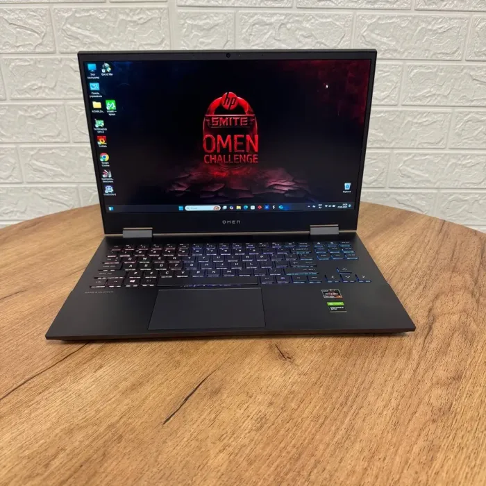 Ігровий ноутбук HP Omen 15-en0023dx / 15.6" (1920x1080) IPS / AMD Ryzen 7 4800H (8 (16) ядер по 2.9 - 4.2 GHz) / 16 GB DDR4 / 1000 GB SSD / nVidia GeForce GTX 1660 Ti, 6 GB GDDR6, 192-bit / WebCam б/в - зображення 2