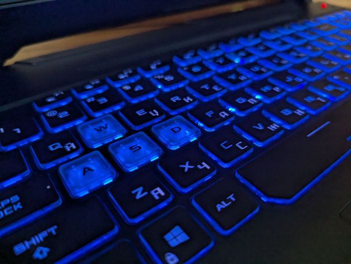 Ігровий ноутбук Asus TUF 506QE / 15.6" (1920x1080) IPS / AMD Ryzen 7 5800H (8 (16) ядер по 3,2 - 4,4 ГГц) / 16 ГБ DDR4 / 1000 ГБ SSD / nVidia GeForce RTX 3050 Ti, 4 ГБ GDDR6, 128-bit / WebCam / Windows 11 б/в - зображення 6