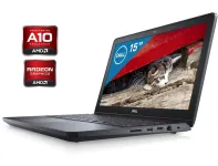 Ігровий ноутбук Dell Inspiron 15 5576 / 15.6" (1920x1080) TN / AMD A10-9630P (4 ядра по 2.6 - 3.3 GHz) / 16 GB DDR4 / 128 GB SSD + 500 GB HDD / AMD Radeon RX 460, 4 GB GDDR5, 128-bit / WebCam / Win 11 б/в