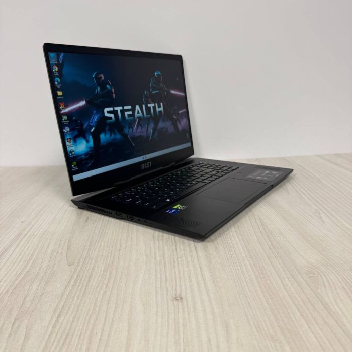 Ігровий ноутбук MSI Stealth GS77 12UE / 17.3" (1920x1080) IPS / Intel Core i7-12700H (14 (20) ядер по 2.3 - 4.7 GHz) / 16 GB DDR5 / 1000 GB SSD NVMe / nVidia GeForce RTX 3060, 6 GB GDDR6, 192-bit / WebCam б/в - зображення 4