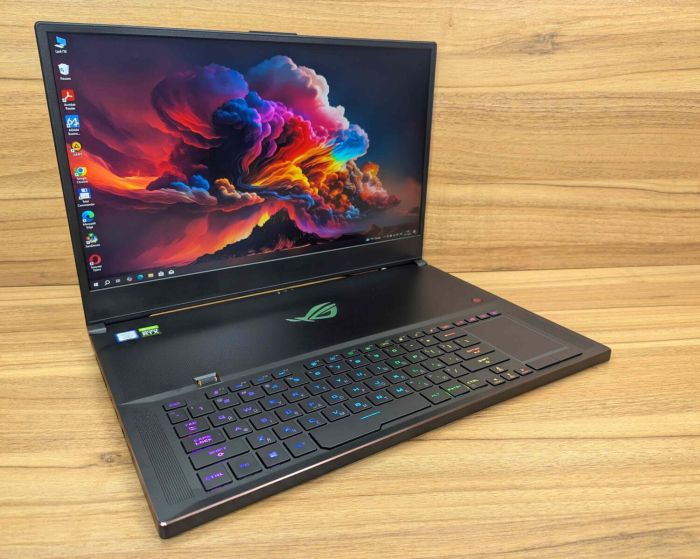 Ігровий ноутбук Asus ROG Zephyrus GX701G / 17,3" (1920x1080) IPS / Intel Core i7-9750H (6 (12) ядер по 2,6 - 4,5 ГГц) / 16 ГБ DDR4 / 1000 ГБ SSD / nVidia GeForce RTX 2070, 8 ГБ GDDR6, 256-біт / HDMI / Windows 10 б/в - зображення 4