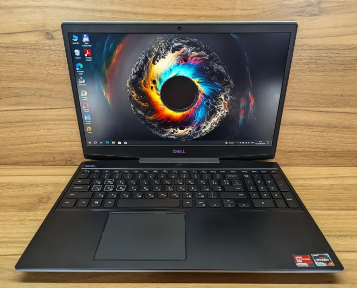 Ігровий ноутбук Dell G5 5505 / 15.6" (1920x1080) IPS / AMD Ryzen 7 4800H (8 (16) ядер по 2.9 - 4.2 GHz) / 16 GB DDR4 / 512 GB SSD / AMD Radeon RX 5600M, 6 GB GDDR6, 192-bit / WebCam / HDMI / Windows 10 б/в - зображення 2