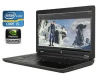 Робоча станція HP ZBook 17 G2 / 17.3" TN / Core i5-4310M (2(4) ядра по 2.7-3.4 GHz) / 16GB DDR3 / 512GB SSD / Quadro K1100M, 2GB GDDR5, 128-bit / WebCam / DVD-ROM / Win10 Pro б/в