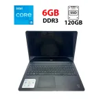 Ноутбук Б-клас Dell inspirion 5547 / 15.6" (1366x768) TN Touch / Intel Core i5-4210U (2 (4) ядра по 1.7 - 2.7 GHz) / 6 GB DDR3 / 120 GB SSD / Intel HD Graphics 4400 / WebCam / АКБ не держит б/в