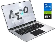 Ігровий ноутбук Б-клас Gigabyte Aero 16 XE5 / 16" (3840x2400) OLED / Intel Core i7-12700H (14 (20) ядер по 3.5 - 4.7 GHz) / 16 GB DDR5 / 1000 GB SSD / nVidia GeForce RTX 3070 Ti, 8 GB GDDR6, 256-bit / WebCam б/в