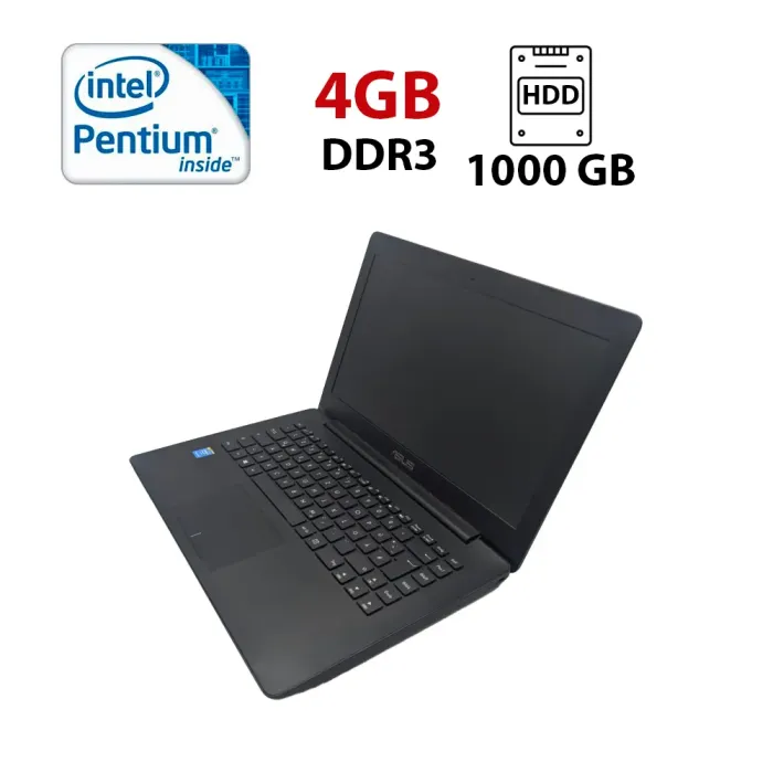 Ноутбук Asus R413M / 14" (1366x768) TN / Intel Pentium N3540 (4 ядра по 2.16 - 2.66 GHz) / 4 GB DDR3 / 1000 GB HDD / Intel HD Graphics / WebCam б/в - зображення 1