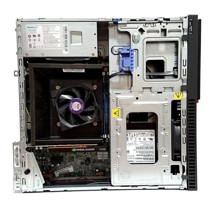 ПК Lenovo ThinkCentre M700 SFF / Intel Core i5-6500 (4 ядра по 3.2 - 3.60 GHz) / 16 GB DDR4 / 256 GB SSD / nVidia Quadro K1200, 4 GB GDDR5, 128-bit / Win 10 Home б/в - зображення 4