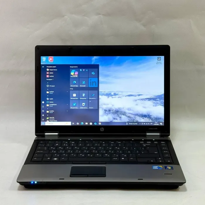 Нотбук Б-клас HP ProBook 6450b / 14" (1366x768) TN / Intel Core i3-370M (2 (4) ядра по 2.4 GHz) / 8 GB DDR3 / 250 GB HDD / Intel HD Graphics / WebCam / DVD-ROM б/в - зображення 2