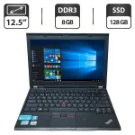 Нетбук Lenovo ThinkPad X220 / 12.5" (1366x768) TN / Intel Core i5-2520M (2 (4) ядра по 2.5 - 3.2 GHz) / 8 GB DDR3 / 128 GB SSD / Intel HD Graphics 3000 / WebCam б/в