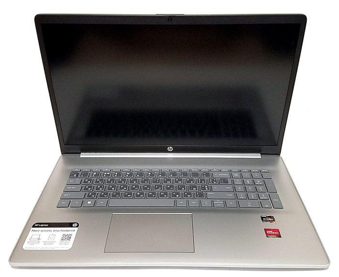 Ноутбук HP 17-cp2033dx / 17.3" (1600x900) TN / AMD Ryzen 3 7320U (4 (8) ядра по 2.4 - 4.1 GHz) / 8 GB DDR5 / 256 GB SSD / AMD Radeon 610M Graphics / WebCam / Win 11 Home б/в - зображення 2
