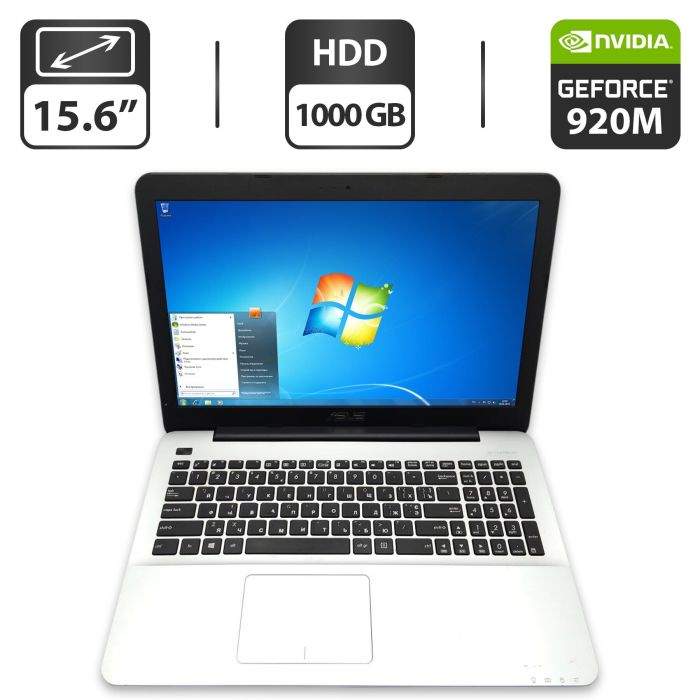 Ноутбук Asus L555 / 15.6" (1366x768) TN / Intel Core i3-4005U (2 (4) ядра по 1.7 GHz) / 8 GB DDR3 / 1000 GB HDD / nVidia GeForce 920M, 2 GB GDDR3, 64-bit / WebCam / Wi-Fi б/в - зображення 1