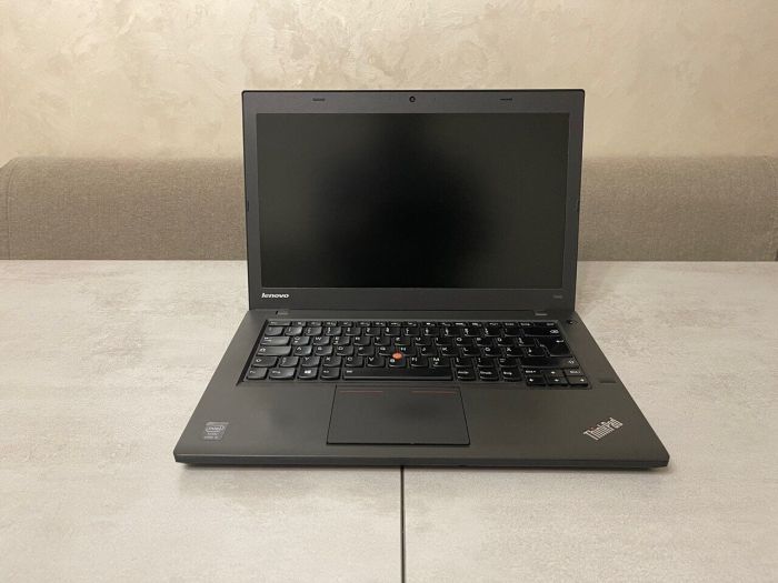 Ноутбук Lenovo ThinkPad T440 / 14" (1600x900) TN / Intel Core i5-4200U (2 (4) ядра по 1.6 - 2.6 GHz) / 8 GB DDR3 / 136 GB SSD / Intel HD Graphics 4400 / Fingerprint / WebCam б/в - зображення 3