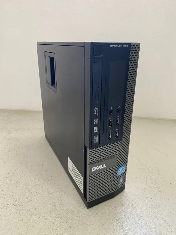 Комп'ютер Dell OptiPlex 990 SFF / Intel Core i7-2600 (8 ядер по 3.4 - 3.8 GHz) / 8 GB DDR3 / 240 GB SSD / AMD Radeon HD 6450, 1 GB GDDR3, 64-bit / DVD-ROM / VGA б/в - зображення 3