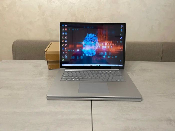 Ультрабук Microsoft Surface Laptop 4 1979 / 15" (2496x1664) IPS Touch / Intel Core i7-1185G7 (4 (8) ядра по 3.0 - 4.8 GHz) / 16 GB DDR4 / 256 GB SSD M.2 / Intel Iris Xe Graphics / WebCam б/в - зображення 2