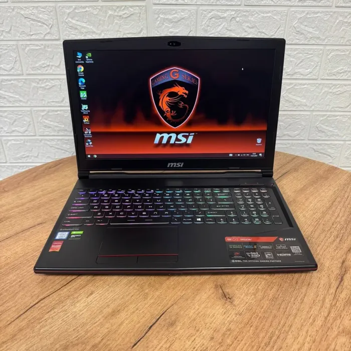 Ігровий ноутбук Б-клас MSI GL63 9SDK / 15.6" (1920x1080) IPS / Intel Core i7-9750H (6 (12) ядер по 2.6 - 4.5 GHz) / 16 GB DDR4 / 512 GB SSD / nVidia GeForce GTX 1660 Ti, 6 GB GDDR6, 192-bit / WebCam б/в - зображення 2