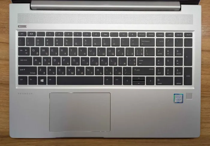 Ноутбук HP ProBook 450 G6 / 15.6" (1366x768) TN Touch / Intel Core i5-8265U (4 (8) ядра по 1.6 - 3.9 GHz) / 16 GB DDR4 / 480 GB SSD / Intel UHD Graphics / WebCam / TouchID / Windows 10 б/в - зображення 9