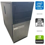 Комп'ютер Dell OptiPlex 790 Tower / Intel Core i5-2500K (4 ядра по 3.3 - 3.7 GHz) / 16 GB DDR3 / 128 GB SSD + 250 GB HDD / nVidia Quadro K600, 1 GB GDDR3, 128-bit / DVD-ROM б/в