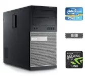 Ігровий ПК Dell OptiPlex 790 Tower / Intel Core i7-2600 (4 (8) ядра по 3.4 - 3.8 GHz) / 16 GB DDR3 / 250 GB SSD + 1000 GB HDD / nVidia GeForce GTX 1060, 6 GB GDDR5, 192-bit б/в