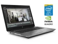 Мобільна робоча станція Б-клас HP ZBook 17 G6 / 17.3" (1920x1080) IPS / Intel Core i7-9850H (6 (12) ядер по 2.6 - 4.6 GHz) / 32 GB DDR4 / 512 GB SSD / nVidia Quadro RTX 5000, 16 GB GDDR6, 256-bit / WebCam б/в