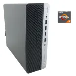 ПК HP EliteDesk 705 G4 SFF / AMD Ryzen 5 2400G (4 (8) ядра по 3.6 - 3.9 GHz) / 8 GB DDR4 / 256 GB SSD M.2 / AMD Radeon RX Vega 11 Graphics / Win 10 Pro б/в