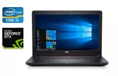 Ігровий ноутбук Dell Inspiron 5577 / 15.6" (1920x1080) IPS / Intel Core i5-7300HQ (4 ядра по 2.5 - 3.5 GHz) / 16 GB DDR4 / 512 GB SSD / nVidia GeForce GTX 1050, 4 GB GDDR5, 128-bit / WebCam / HDMI б/в