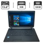 Ноутбук Toshiba Satellite C50-B-118 / 15.6" (1366x768) TN / Intel Core i3-3217U (2 (4) ядра по 1.8 GHz) / 8 GB DDR3 / 128 GB SSD / Intel HD Graphics 4000 / WebCam / DVD-ROM б/в