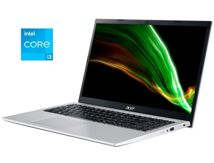 Ультрабук Б-клас Acer Aspire 3 A315-58 / 15.6" (1920x1080) TN / Intel Core i3-1115G4 (2 (4) ядра по 1.7 - 4.1 GHz) / 8 GB DDR4 / 256 GB SSD / Intel UHD Graphics / WebCam б/в - зображення 1