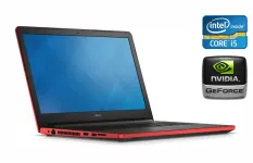 Ноутбук Б-клас Dell Inspiron 5558 / 15.6" (1366x768) TN / Intel Core i5-5200U (2 (4) ядра по 2.2 - 2.7 GHz) / 8 GB DDR3 / 240 GB SSD / nVidia GeForce 920M, 2 GB DDR3, 64-bit / WebCam / Windows 10 б/в