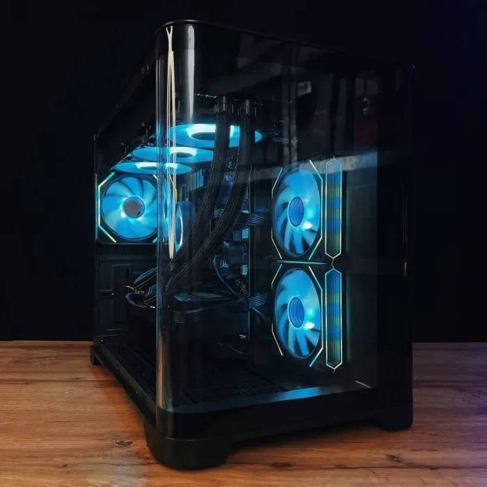 Збірка на замовлення: ігровий ПК GameMax Hype-M Black Tower / AMD Ryzen 7 7800X3D (8 (16) ядер по 4,2 - 5,0 ГГц) / 32 ГБ DDR5 / 1000 ГБ SSD M.2 / nVidia GeForce RTX 5070, 12 ГБ GDDR7, 192-bit / 750W - зображення 2