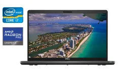 Ноутбук Dell Precision 3540 / 15.6" (1920x1080) IPS / Intel Core i7-8665U (4 (8) ядра по 1.9 - 4.8 GHz) / 8 GB DDR4 / 256 GB SSD / AMD Radeon Pro WX 2100, 2 GB GDDR5, 64-bit / WebCam / TouchID / Windows 10 б/в