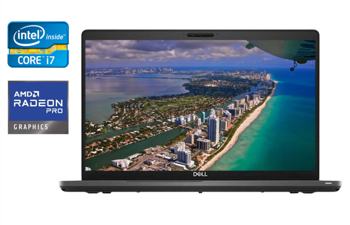 Ноутбук Dell Precision 3540 / 15.6" (1920x1080) IPS / Intel Core i7-8665U (4 (8) ядра по 1.9 - 4.8 GHz) / 8 GB DDR4 / 256 GB SSD / AMD Radeon Pro WX 2100, 2 GB GDDR5, 64-bit / WebCam / TouchID / Windows 10 б/в - зображення 1