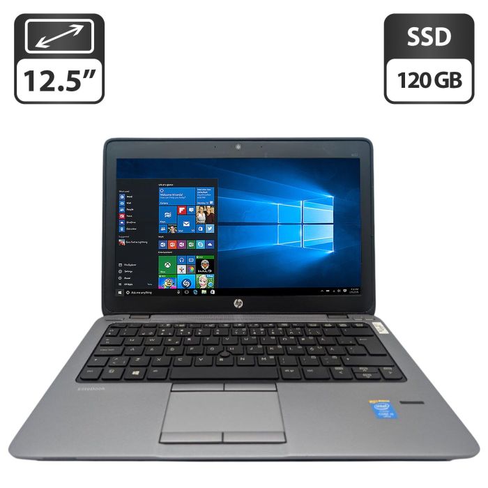 Нетбук HP EliteBook 820 G1 / 12.5" (1366x768) TN / Intel Core i5-4310U (2 (4) ядра по 2.0 - 3.0 GHz) / 8 GB DDR3 / 120 GB SSD / Intel HD Graphics 4400 / WebCam б/в - изображение 1