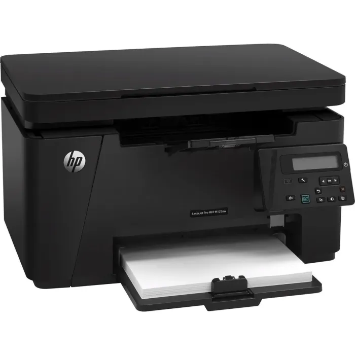 Принтер HP LaserJet MFP M125nw / Лазерний монохромний друк / 600x600 dpi / A4 / 20 стор./хв / USB 2.0, Ethernet, Wi-Fi б/в - зображення 1