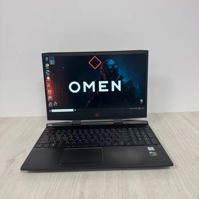 Ігровий ноутбук Б-класу HP Omen 15-dc0051nr / 15.6" (1920x1080) IPS / Intel Core i7-8750H (6 (12) ядра по 2.2 - 4.1 GHz) / 16 GB DDR4 / 256 GB SSD / nVidia GeForce GTX 1060, 6 GB GDDR5, 192-bit / WebCam б/в - зображення 2