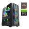 Ігровий ПК 1stPlayer X3-M-4F1 Black Tower / AMD Ryzen 5 8400F (6 (12) ядер по 4.2 - 4.7 GHz) / 16 GB DDR5 / 480 GB SSD M.2 / nVidia GeForce RTX 4060 Ti Super, 8 GB GDDR6, 128-bit б/в