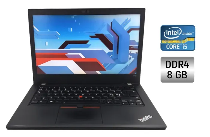 Ультрабук Б-клас Lenovo ThinkPad L480 / 14" (1366x768) TN / Intel Core i5-8350U (4 (8) ядра по 1.7 - 3.6 GHz) / 8 GB DDR4 / 240 GB SSD / Intel UHD Graphics 620 / WebCam / Windows 10 б/в - зображення 1