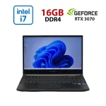 Ігровий ноутбук CyberPowerPC Tracer V EDGE PRO I 15X GM5TG7W / 15.6" (2560x1440) IPS / Intel Core i7-11800H (8 (16) ядер по 2,3 - 4,6 ГГц) / 16 ГБ DDR4 / 960 ГБ SSD / nVidia GeForce RTX 3070, 8 ГБ GDDR6, 256-біт / WebCam б/в