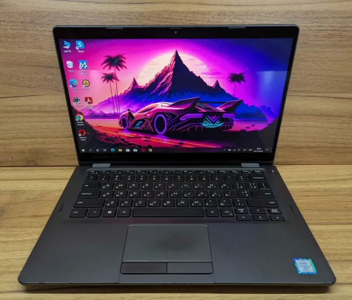 Ноутбук-трансформер Dell Latitude 5300 2 in 1 / 13.3" (1920x1080) IPS Touch / Intel Core i7-8665U (4 (8) ядра по 1.9 - 4.8 GHz) / 16 GB DDR4 / 480 GB SSD / Intel UHD Graphics / WebCam / Windows 10 б/в - зображення 2