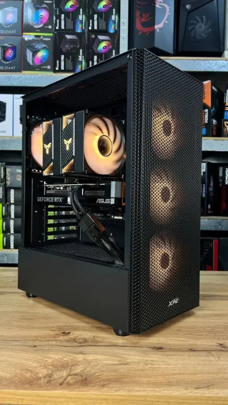 Збірка під замовлення:  комп'ютер A-Data XPG Valor Mesh C Black Tower / Intel Core i5-13400F (10 (16) ядер по 1.8 - 4.6 GHz) / 32 GB DDR4 / 2000 GB SSD M.2 / nVidia GeForce RTX 4070 Super, 12 GB GDDR6X, 192-bit / 750W - зображення 3