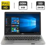 Ультрабук Fujitsu LifeBook S936 / 13.3" (1920x1080) IPS / Intel Core i5-6300U (2 (4) ядра по 2.4-3 GHz) / 8 GB DDR4 / 256 GB SSD / Intel HD Graphics 520 / WebCam / HDMI / Win 10 Pro б/в