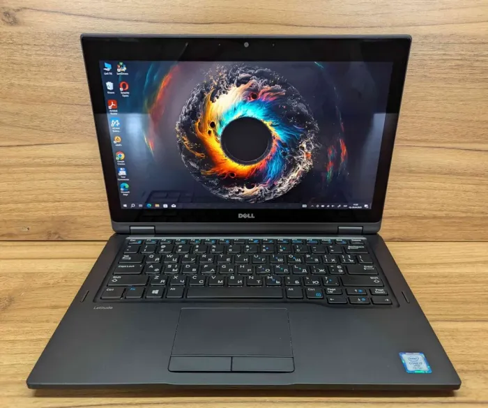 Нетбук-трансформер Dell Latitude 5289 / 12.5" (1920x1080) IPS Touch / Intel Core i7-7600U (2 (4) ядра по 2.8 - 3.9 GHz) / 16 GB DDR3 / 480 GB SSD / Intel HD Graphics 620 / WebCam / HDMI / Windows 10 б/в - зображення 2