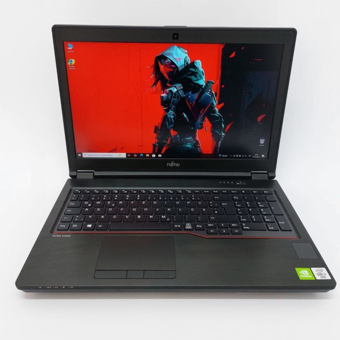 Мобільна робоча станція Fujitsu Celsius H7510 / 15,6" (1920x1080) IPS / Intel Core i7-10850H (6 (12) ядер по 2,7 - 5,1 ГГц) / 32 ГБ DDR4 / 512 ГБ SSD / nVidia Quadro T1000, 4 ГБ GDDR6, 128-біт / WebCam / HDMI б/в - зображення 2
