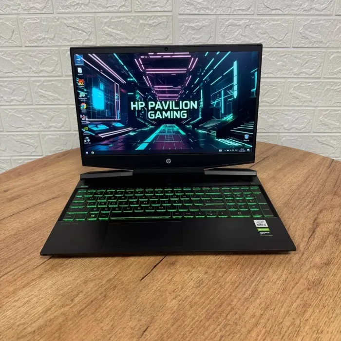 Ігровий ноутбук Б-клас HP Pavilion Gaming 15-dk1035nr / 15.6" (1920x1080) IPS / Intel Core i5-10300H (4 (8) ядра по 2.5 - 4.5 GHz) / 16 GB DDR4 / 512 GB SSD / nVidia GeForce GTX 1050, 3 GB GDDR5, 96-bit / WebCam б/в - зображення 2