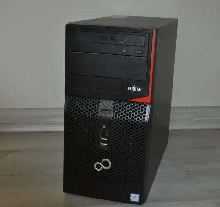 Комп'ютер Fujitsu Esprimo P556 E85+ Tower / Intel Core i3-6100 (2 (4) ядра по 3.7 GHz) / 16 GB DDR4 / 480 GB SSD / AMD Radeon RX 550, 4 GB GDDR5, 128-bit / Windows 11 Pro б/в - зображення 2