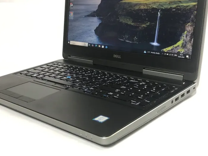 Мобільна робоча станція Б-класу Dell Precision 7520 / 15.6" (1920x1080) IPS / Intel Core i7-6820HQ (4 (8) ядра по 2,7 - 3,6 ГГц) / 16 ГБ DDR4 / 128 ГБ SSD + 500 ГБ HDD / nVidia Quadro M2200, 4 ГБ GDDR5, 128-біт / WebCam / Win 10 Pro б/в - изображение 9