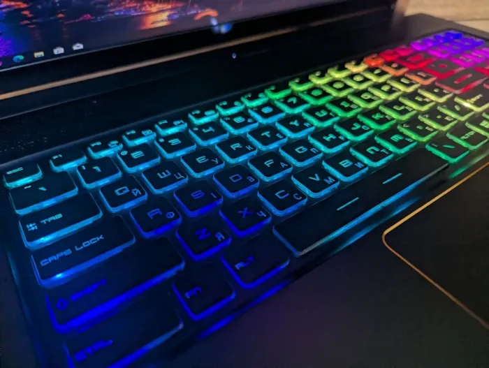 Ігровий ноутбук Б-класу MSI MS-17G3 / 17.3" (1920x1080) IPS / Intel Core i7-10875H (8 (16) ядер по 2.3 - 5.1 GHz) / 16 GB DDR4 / 512 GB SSD / nVidia GeForce RTX 2060, 6 GB GDDR6, 192-bit / WebCam / Windows 10 б/в - зображення 8