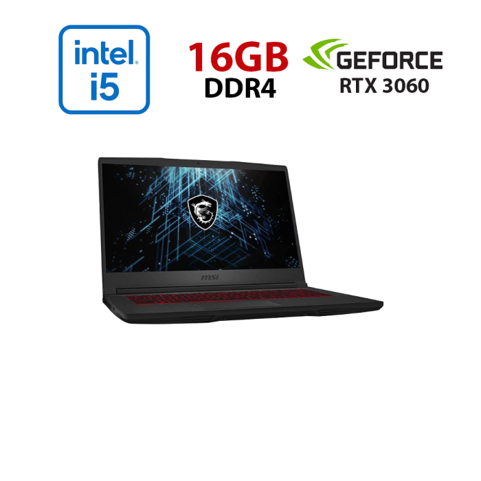 Ігровий ноутбук MSI GF65 Thin 10UE-238NE / 15,6" (1920x1080) IPS / Intel Core i5-10300H (4 (8) ядра по 2,5 - 4,5 ГГц) / 16 ГБ DDR4 / 500 ГБ SSD / nVidia GeForce RTX 3060, 6 ГБ GDDR6, 192-біт / Веб-камера б/в - зображення 1